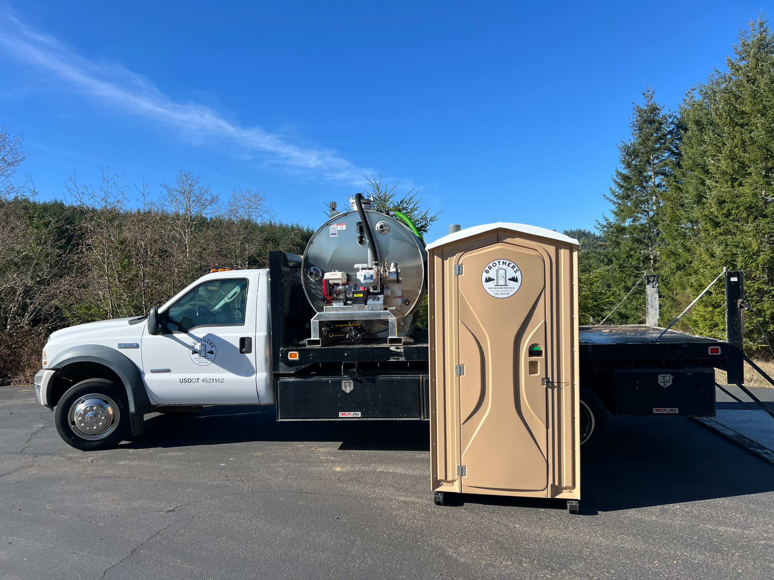 Brothers Bathroom Rentals units